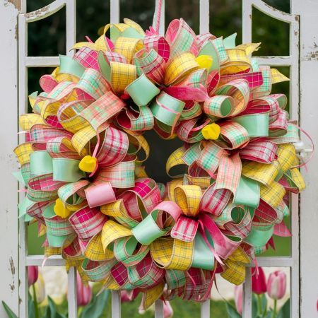 Spring time Floral Wreath